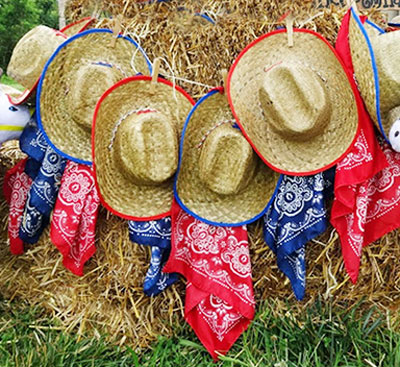 STRAW HATS & HAY